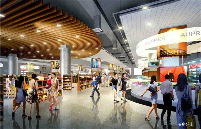 中天购物广场效果图