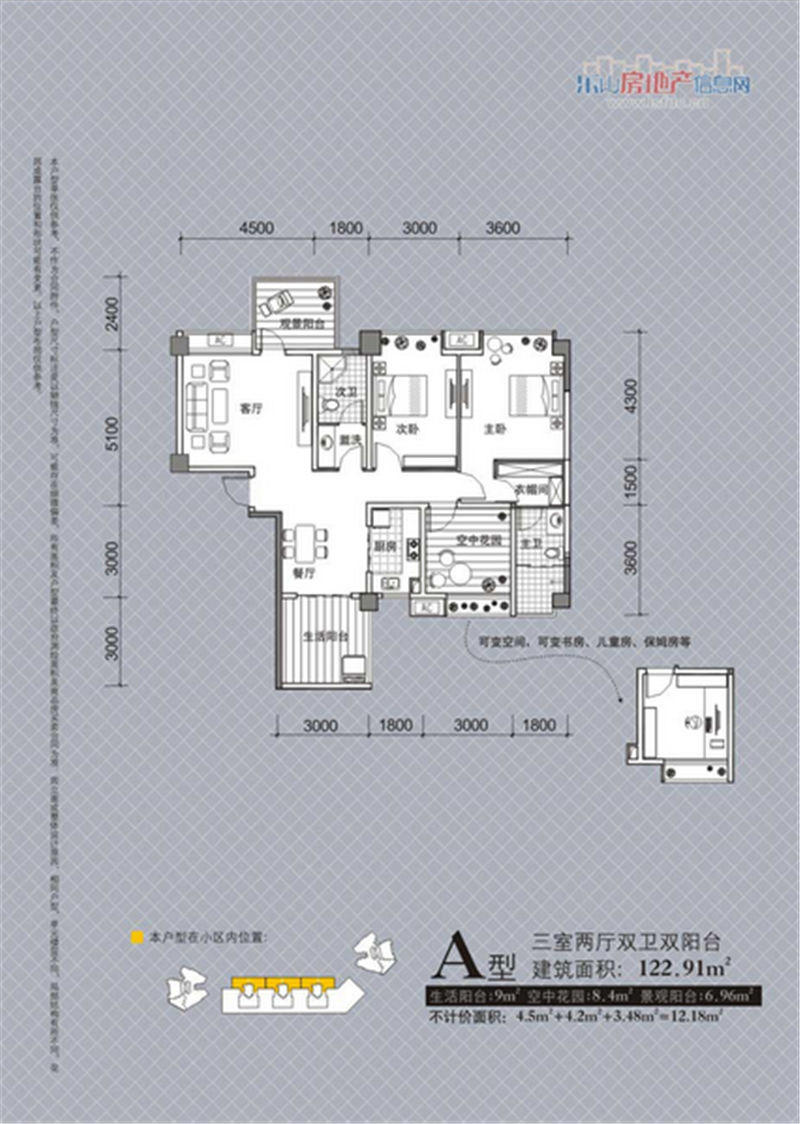 嘉州绿城西城首座A