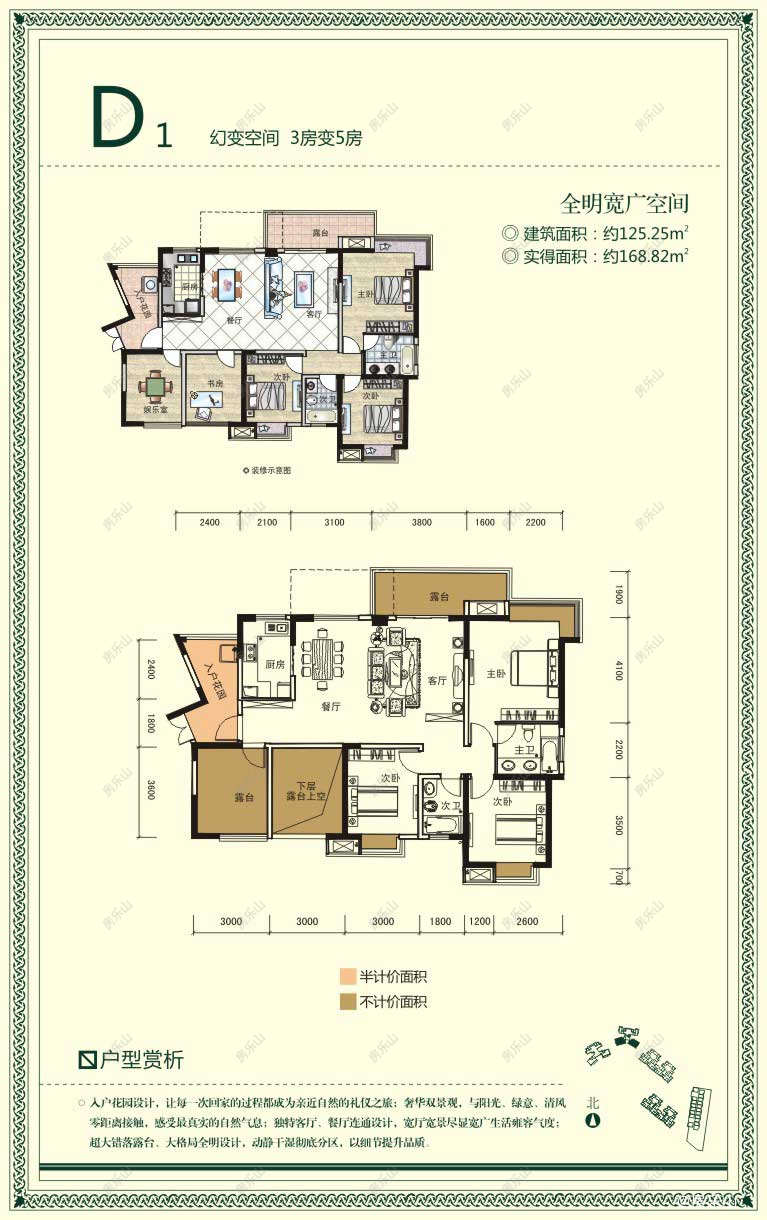 嘉美龙湾水岸D1