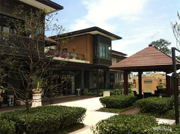 峨眉青庐实景图