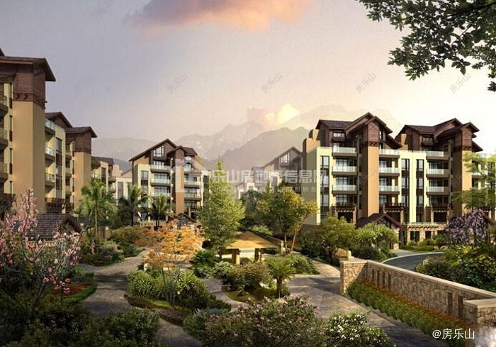 峨秀湖国际度假区效果图