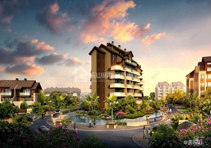 峨秀湖国际度假区效果图