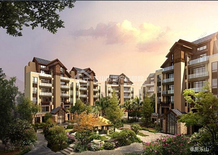 峨秀湖国际度假区效果图