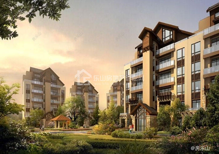 峨秀湖国际度假区效果图