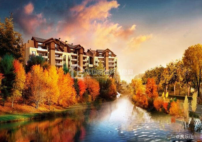峨秀湖国际度假区效果图