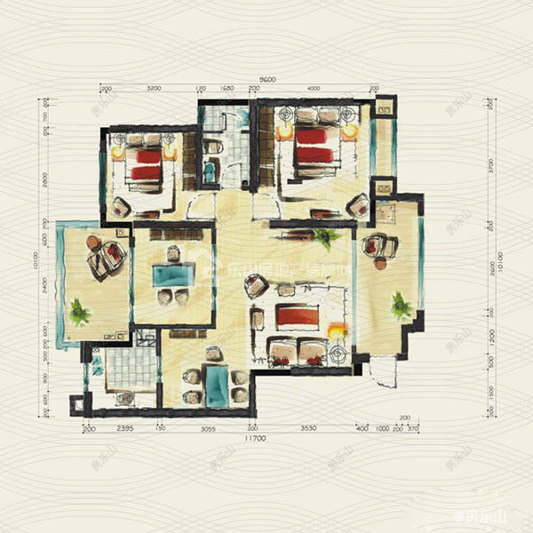 峨秀湖国际度假区B3'