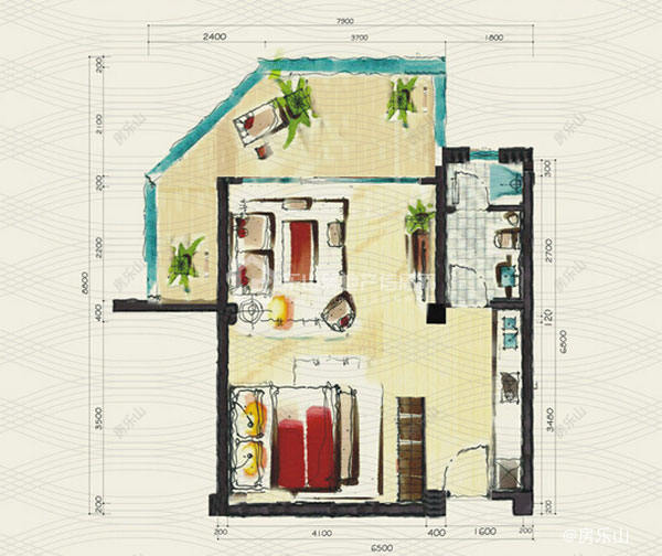 峨秀湖国际度假区A1'