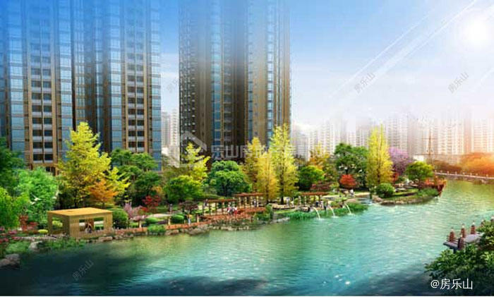 嘉美龙湾水岸效果图