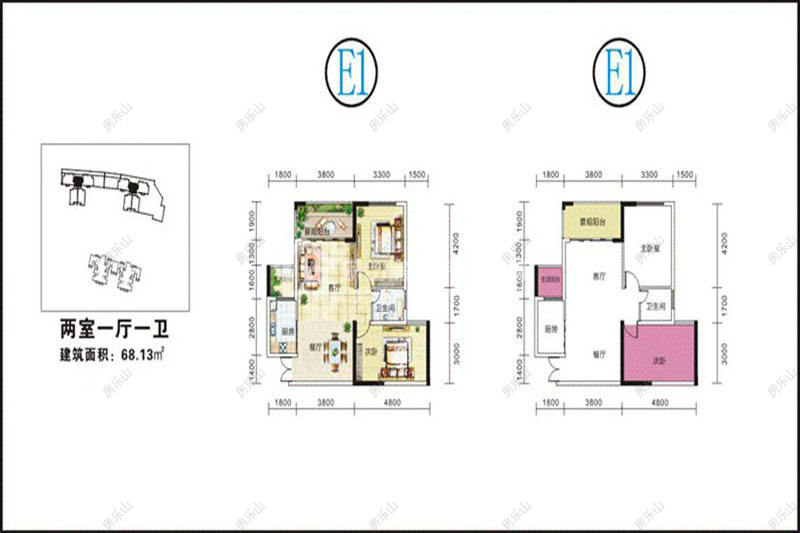 峨眉乐河国际E1