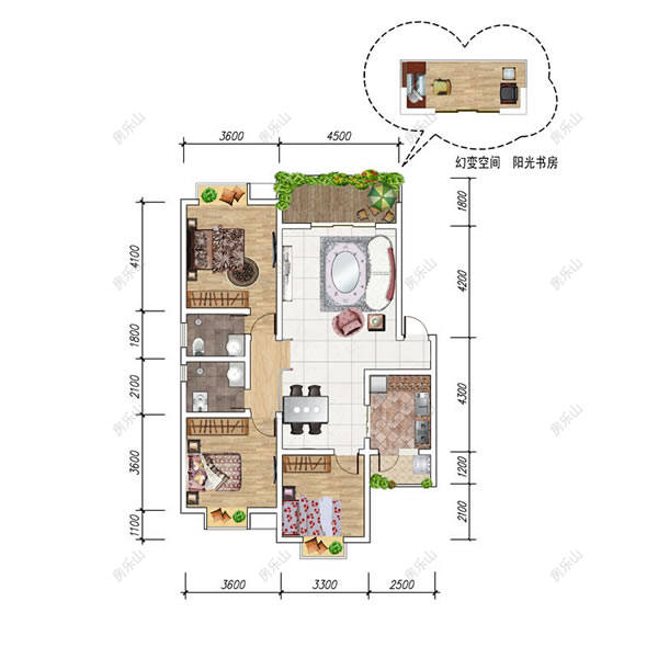 水木清华B2型（错层）