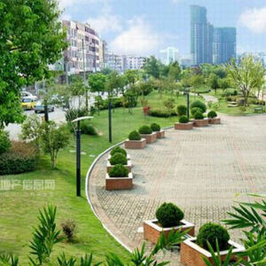 名山花园休闲广场效果图