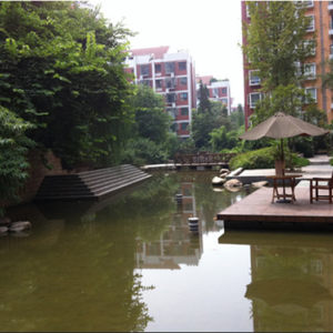 莱茵水岸实景图