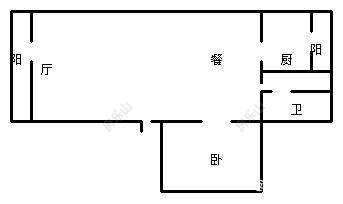满庭芳二期60平米1室