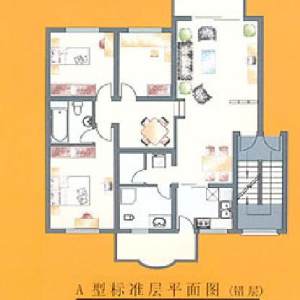 丽景花园A型标准层