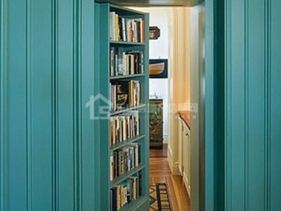 小房子大设计 你知道书架是怎么放的吗？