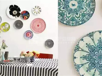 照片墙都out了，现在流行挂盘墙！（一）