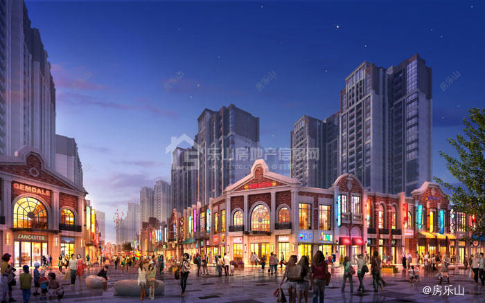 中心繁华咫尺可见 乐山万达进入开业倒计时一周年