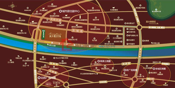 0乐山“春熙路” 买铺选海天  底商仅需5858元/㎡起