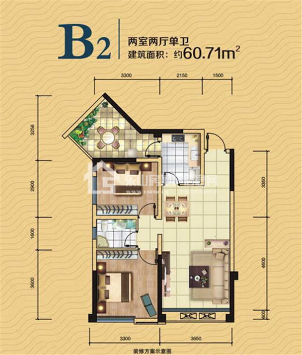 乐山五洲汉唐户型图 学区房4大主力户型全赏析