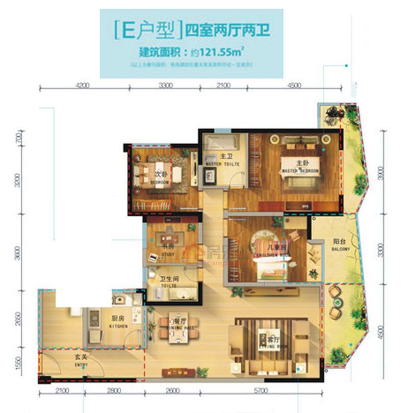 雁和蓝山湾E