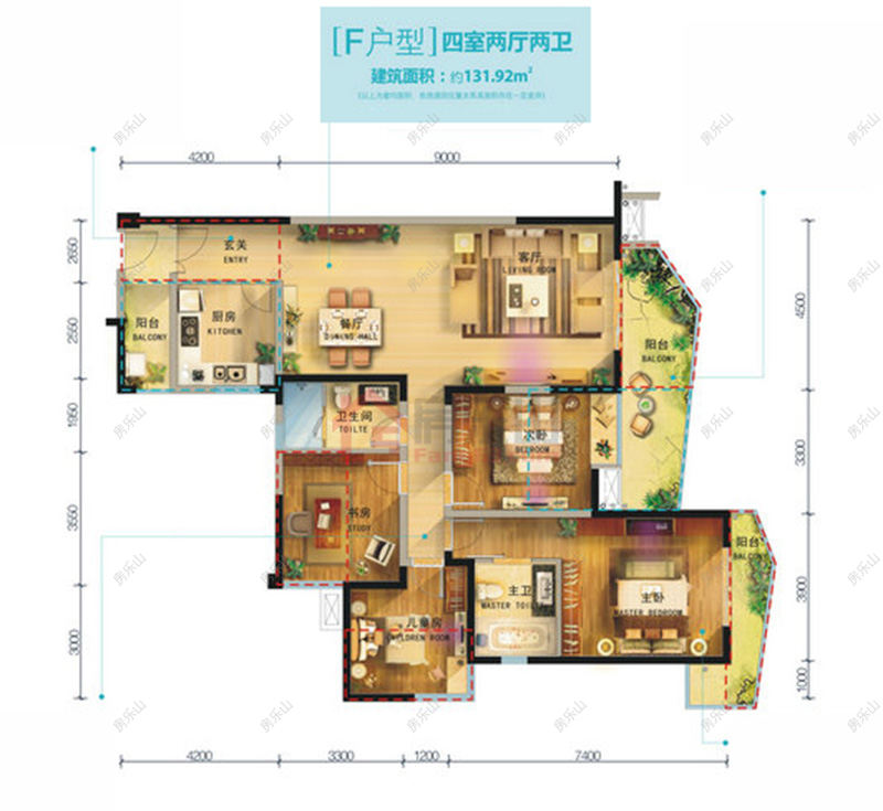 乐山雁和蓝山湾F
