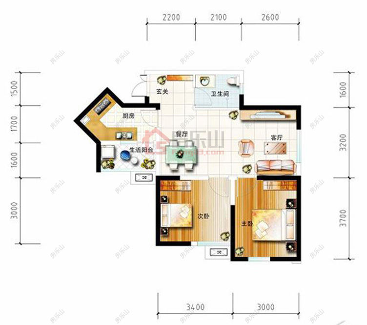 罗浮盛世5号楼1单元H1