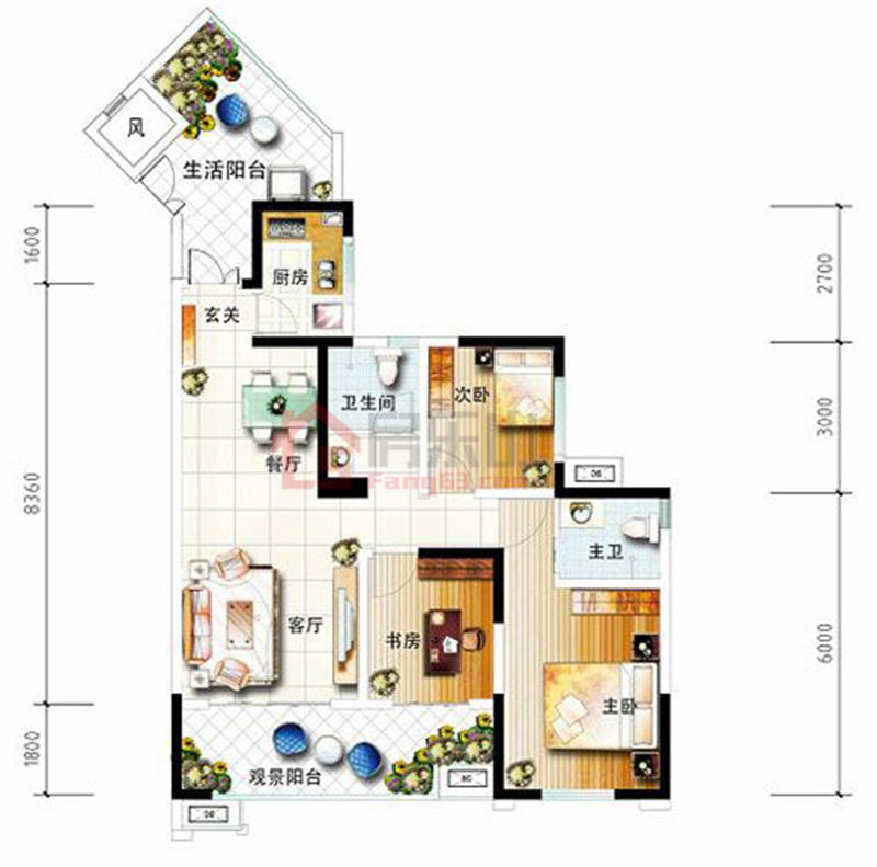 罗浮盛世5号楼1单元A1