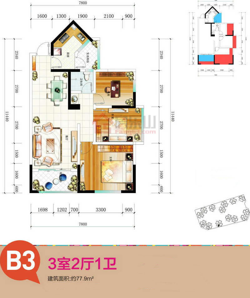 罗浮盛世3号楼B3