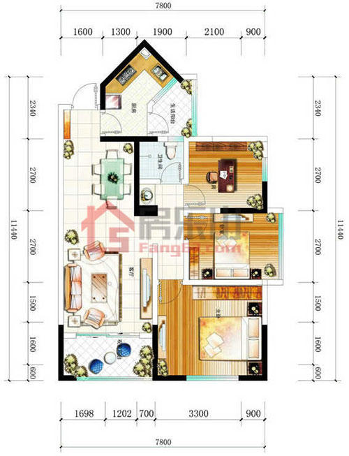 乐山城北热盘主力户型一览 内附总价供你参考 b3.jpg