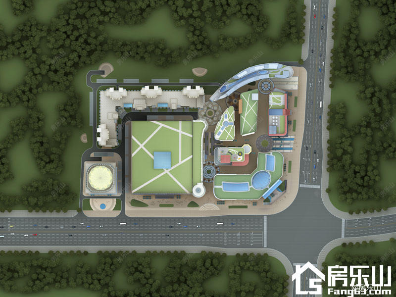 乐山国际旅游世界城效果图