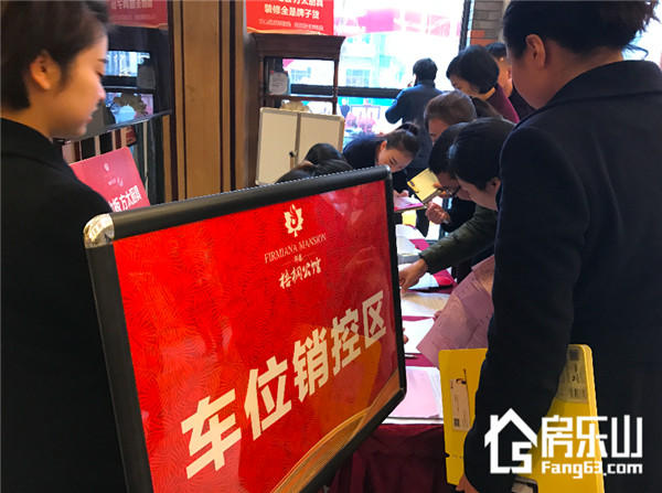 人挤人!梧桐公馆开售掀起抢车位大战!
