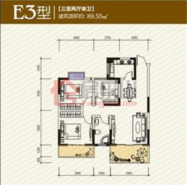 美岭上城（海棠国际）2期E2