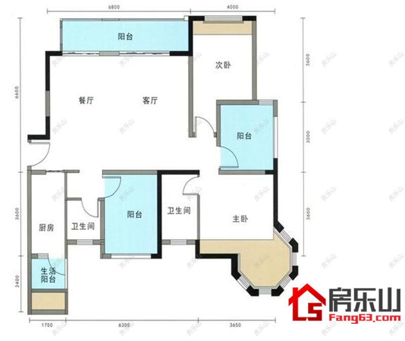 万宸阅湖郡F1户型