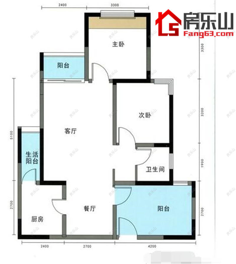 万宸阅湖郡F2户型