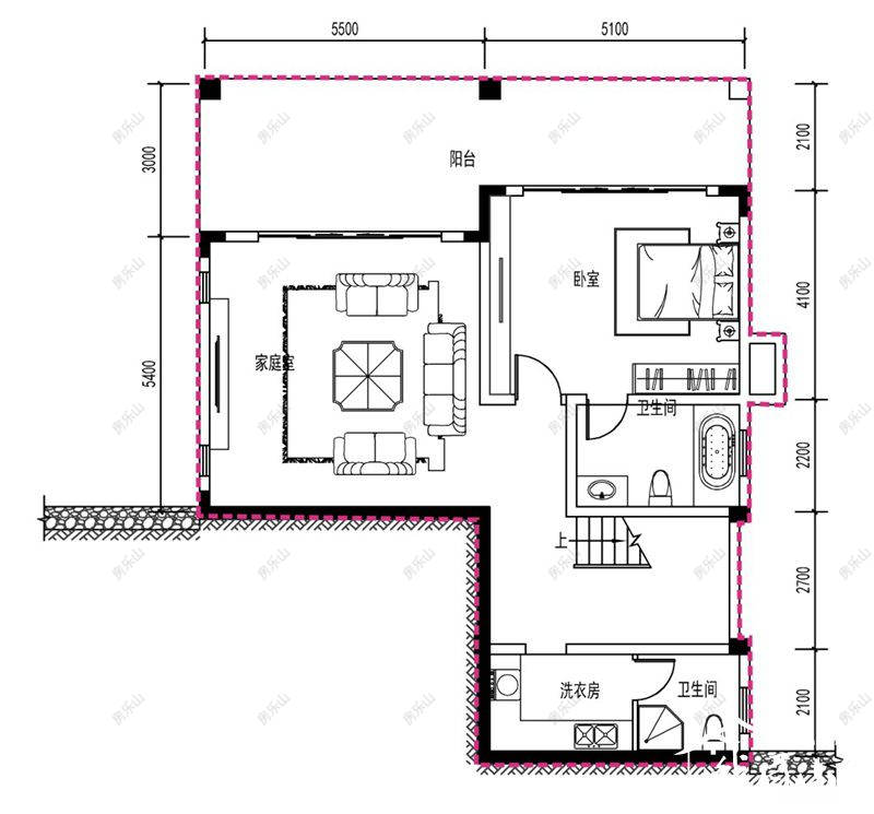 峨眉山与湖玲珑屿D负一层