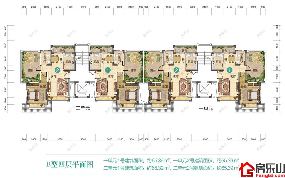 精装F1云悦B四层