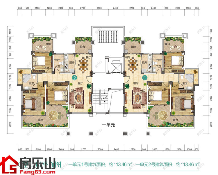 精装F1云悦C二层