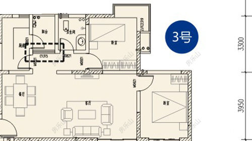 蓝山湾悦景22幢3号