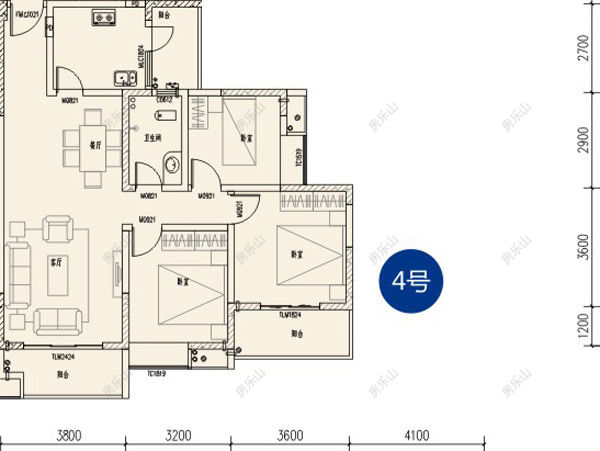 蓝山湾悦景22幢4号