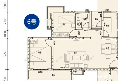 蓝山湾悦景22幢6号