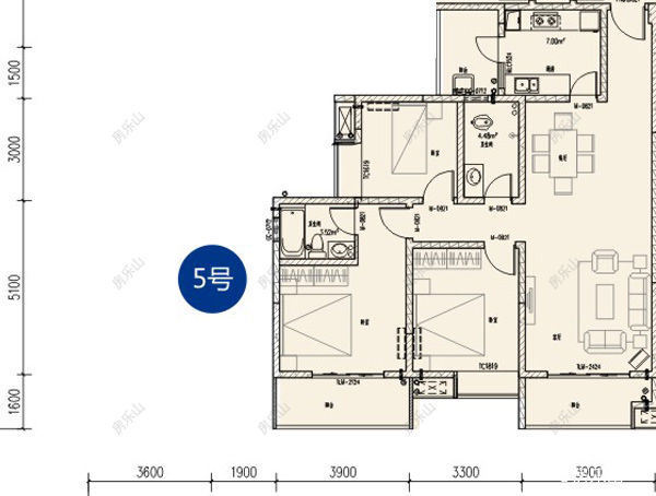 蓝山湾悦景23幢5号