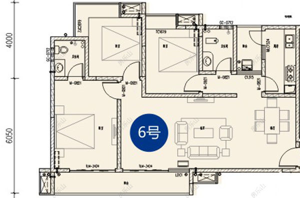 蓝山湾悦景23幢6号