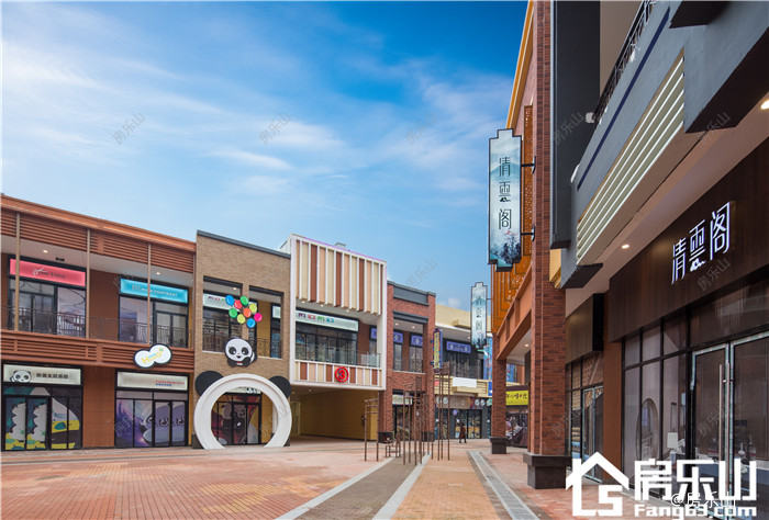 乐山万达海棠里·金街实景图