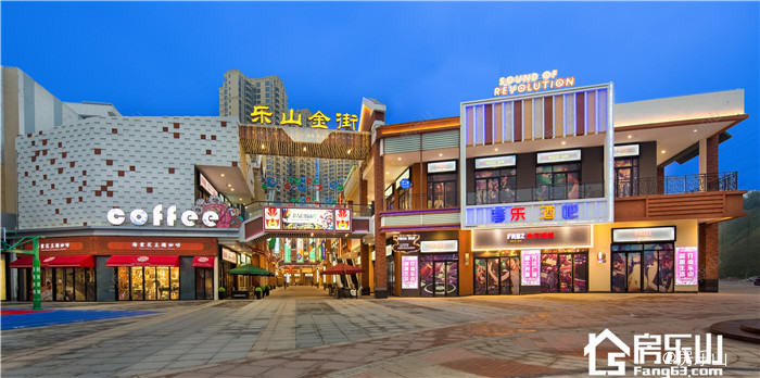 乐山万达海棠里·金街实景图