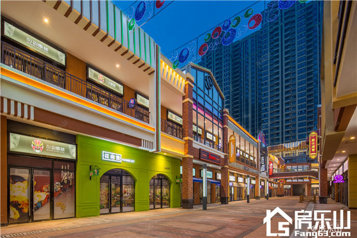 乐山万达海棠里·金街实景图