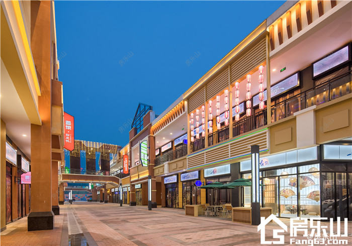 乐山万达海棠里·金街实景图