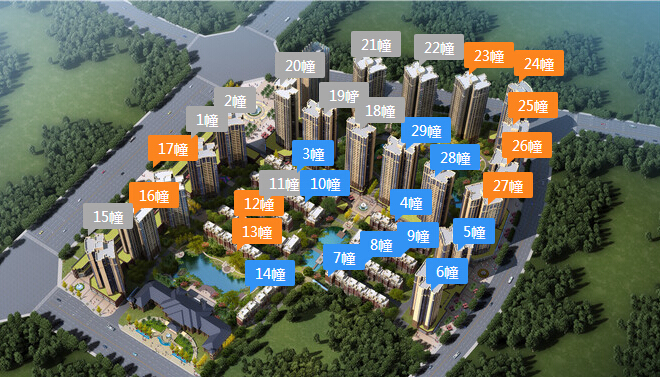 乐山凤凰国际最新均价约为7300元㎡以下楼栋均有在售
