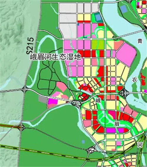 乐山城北新区规划图片
