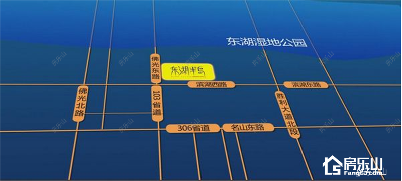 东湖半岛区位图