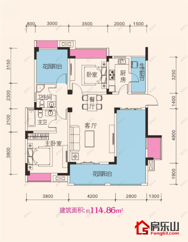峨胜南苑户型图